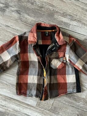 Children's Plaid Button-Up Shirt